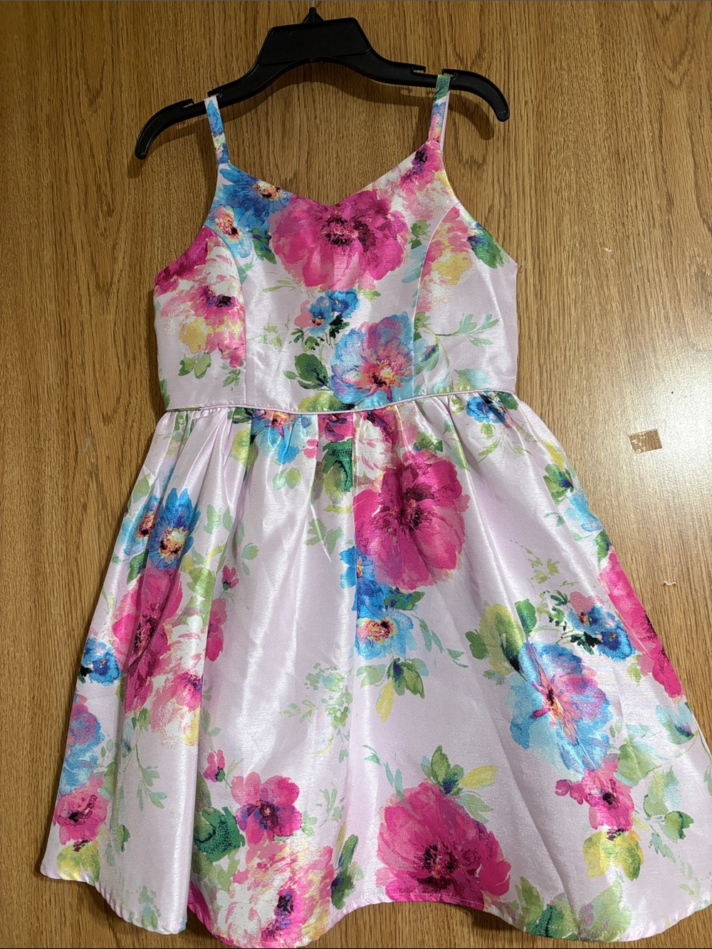 Zhenzi Pink Floral Sleeveless Party Dress - Picture 3 of 8